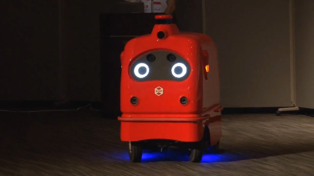 sushi autonomous delivery robot - yellrobot
